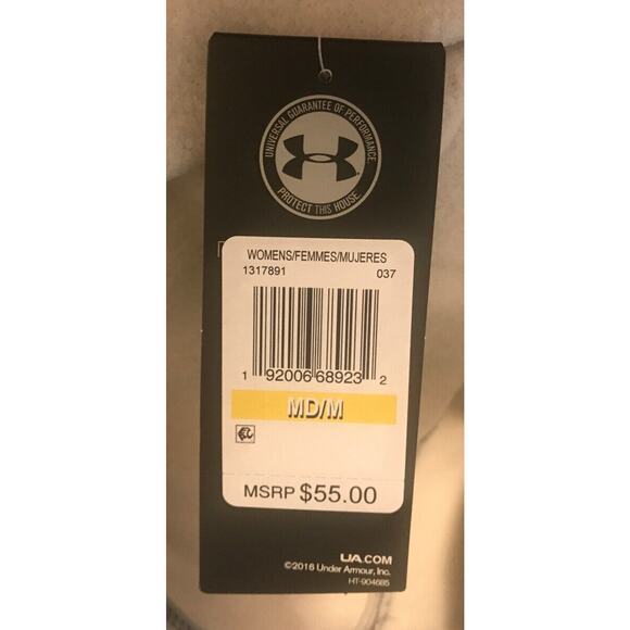 Medium Under Armour Coldgear Loose Fit Gray Womens Hoodie NWT 192006689232 - Picture 10 of 11